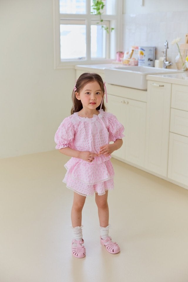 Miniature - Korean Children Fashion - #kidzfashiontrend - France Top Bottom Set - 9