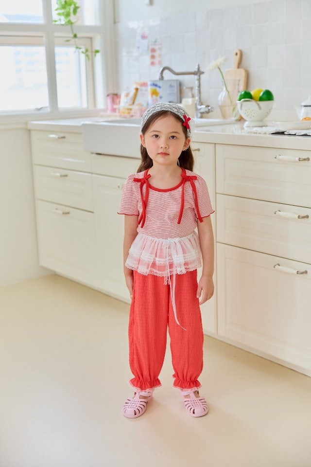 Miniature - Korean Children Fashion - #kidzfashiontrend - Wrap Cancan Layered Skirt - 2