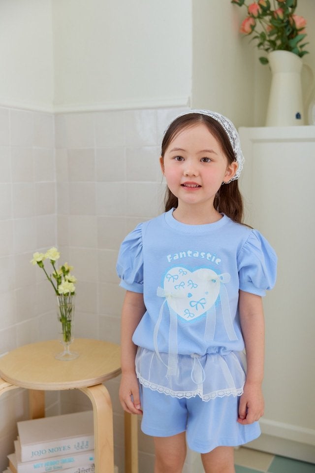 Miniature - Korean Children Fashion - #prettylittlegirls - Vera Top Bottom Set - 3