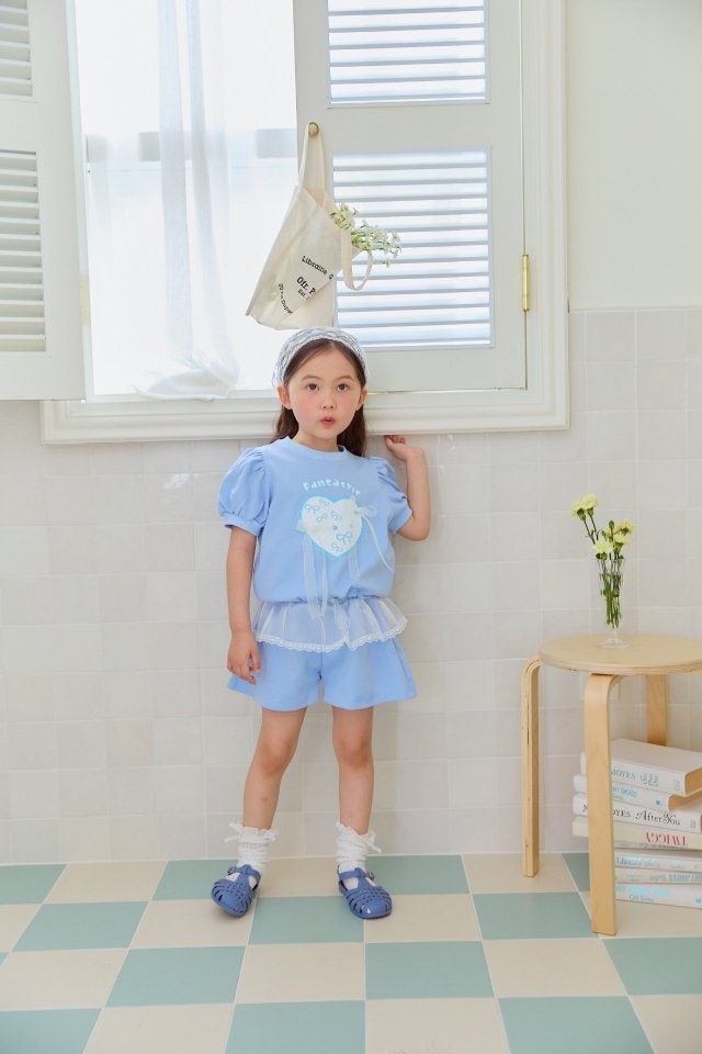 Miniature - Korean Children Fashion - #prettylittlegirls - Vera Top Bottom Set - 4