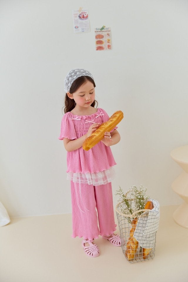 Miniature - Korean Children Fashion - #todddlerfashion - Smoothie Top Bottom Set