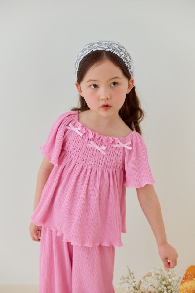 Miniature - Korean Children Fashion - #toddlerclothing - Smoothie Top Bottom Set - 2