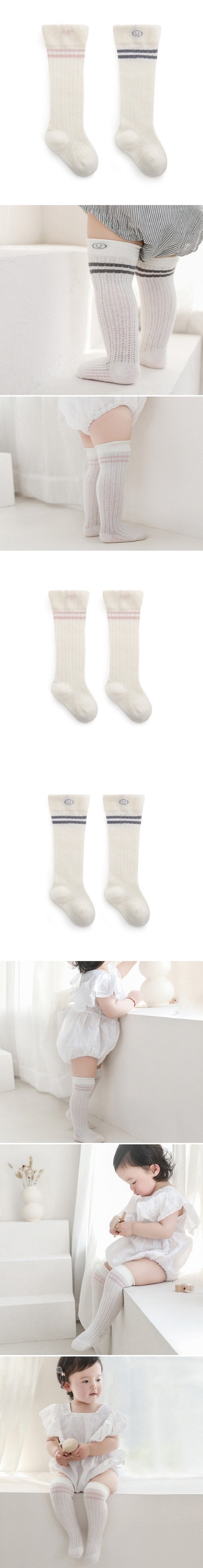 Miso - Korean Baby Fashion - #onlinebabyshop - Flower Socks