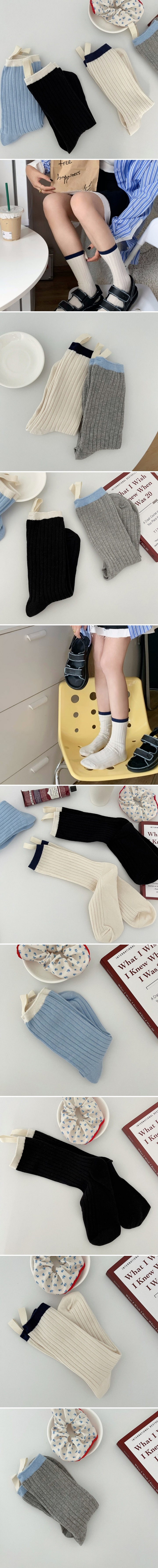 Miso - Korean Women Fashion - #womensfashion - Women Label Socks