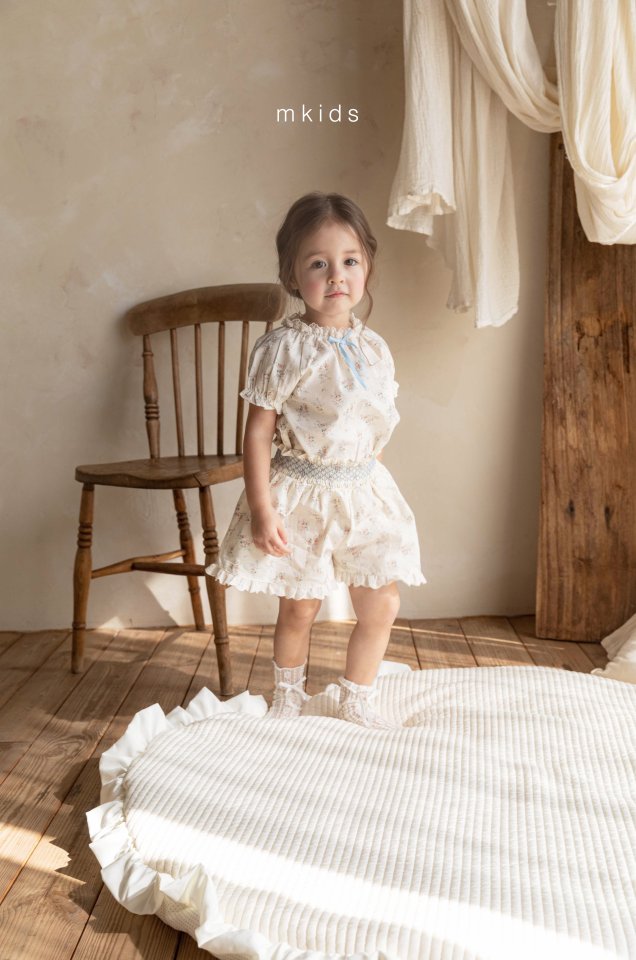 Mkids - Korean Baby Fashion - #babyboutiqueclothing - Nicole Blouse (Cream) - 7