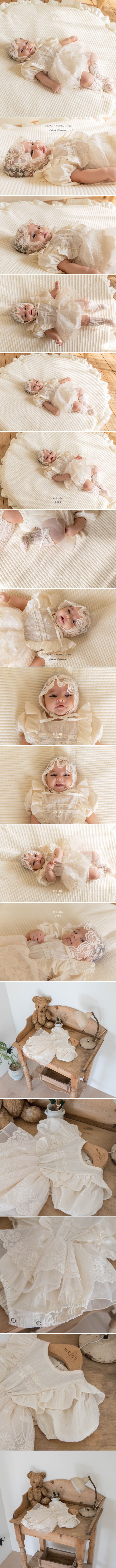 Mkids - Korean Baby Fashion - #babyboutiqueclothing - Bebe Angel Lace Suit - 2
