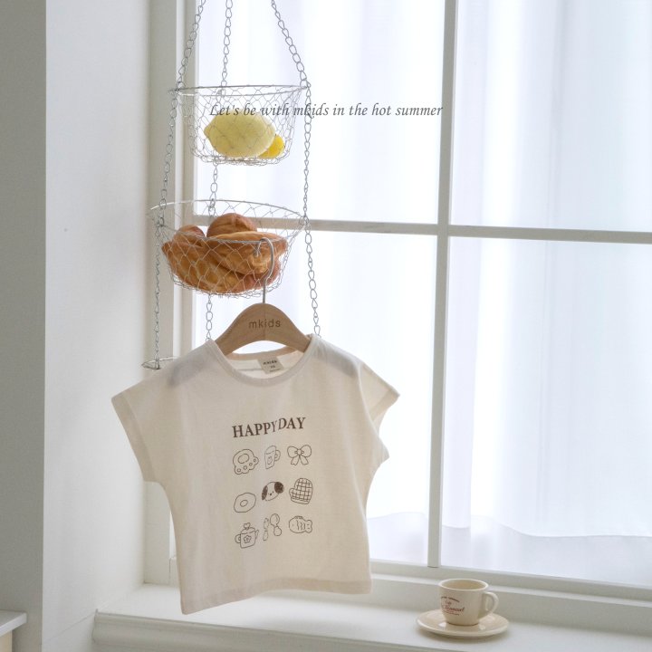 Mkids - Korean Baby Fashion - #babyfever - Happy Day Tee - 2
