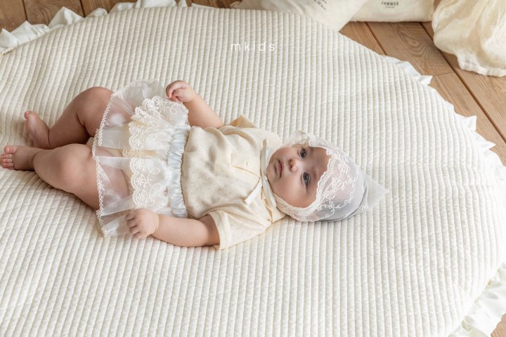 Mkids - Korean Baby Fashion - #babyfever - Shushu Lace Skirt - 8