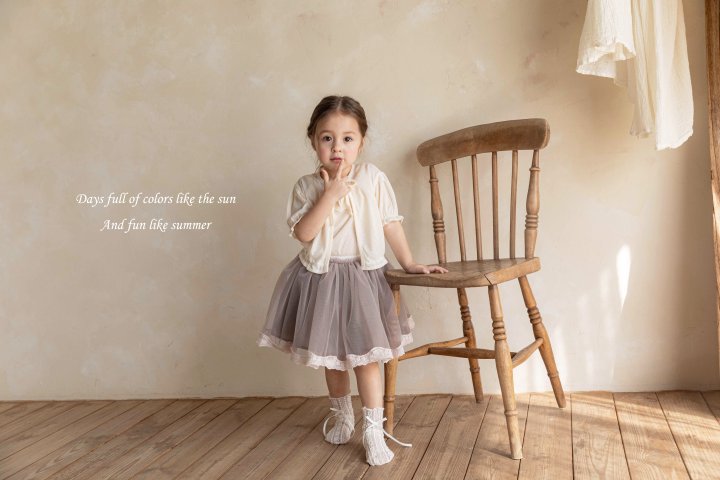 Mkids - Korean Baby Fashion - #babyfever - Rosa Eyelet Cardigan