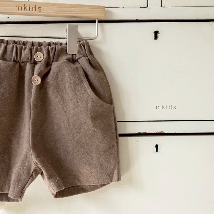 Mkids - Korean Baby Fashion - #babygirlfashion - Linen Shorts - 5