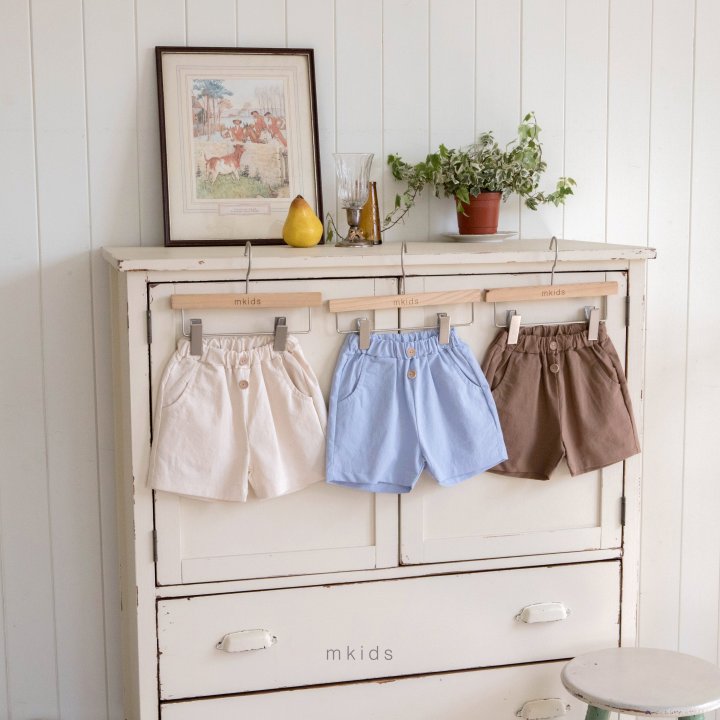 Mkids - Korean Baby Fashion - #babylifestyle - Linen Shorts - 6