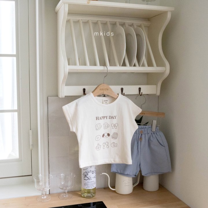 Mkids - Korean Baby Fashion - #babygirlfashion - Happy Day Tee - 4