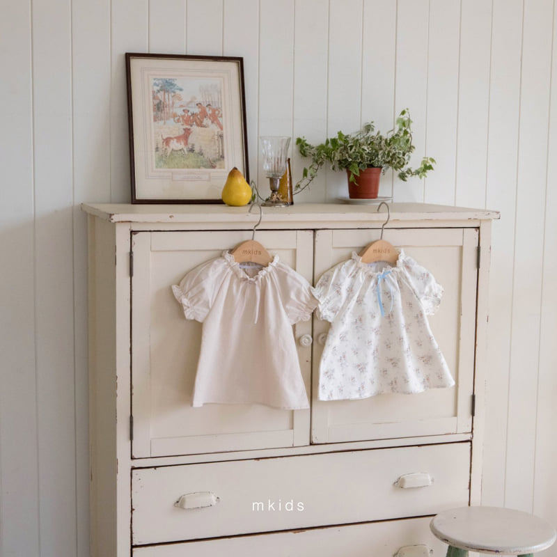 Mkids - Korean Baby Fashion - #babylifestyle - Nicole Blouse (Cream) - 12