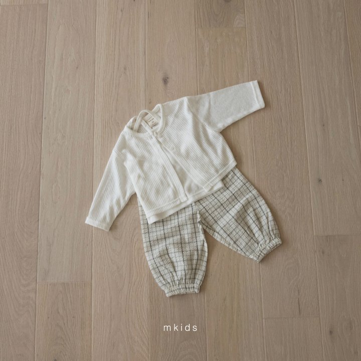 Mkids - Korean Baby Fashion - #babyoninstagram - Cool Sleeveless Cardigan Set - 3