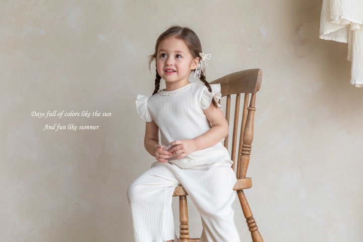 Mkids - Korean Baby Fashion - #babyoninstagram - Lily Rib Set