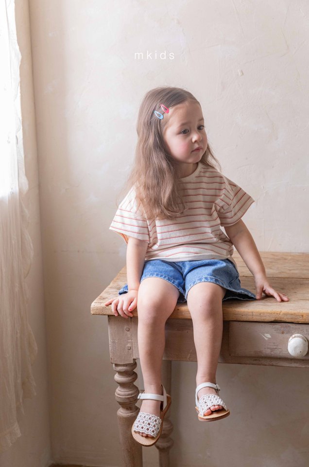 Mkids - Korean Baby Fashion - #babyootd - Dio Denim Shorts - 7