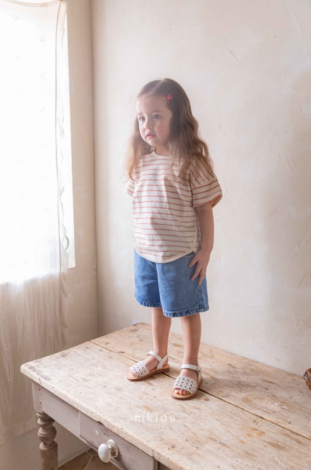 Mkids - Korean Baby Fashion - #babyoutfit - Dio Denim Shorts - 8