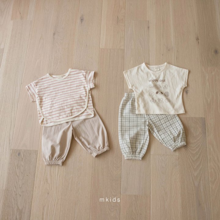 Mkids - Korean Baby Fashion - #babyoutfit - Happy Day Tee - 8