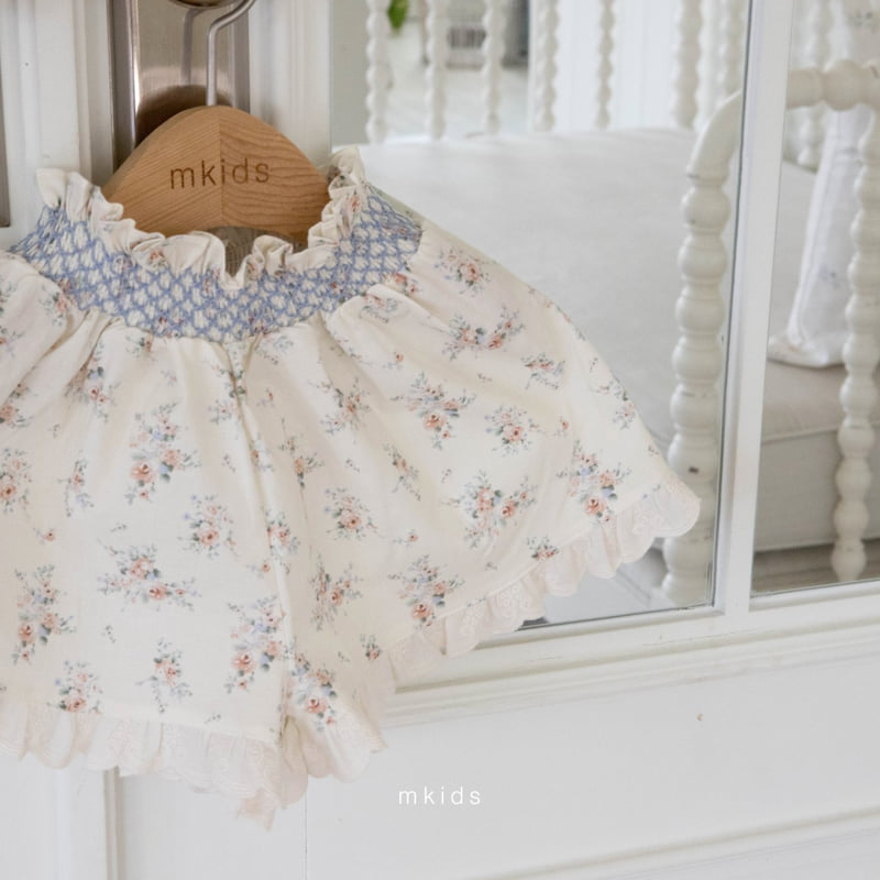 Mkids - Korean Baby Fashion - #babyoutfit - Nicole Culotte Pants (Flower) - 11