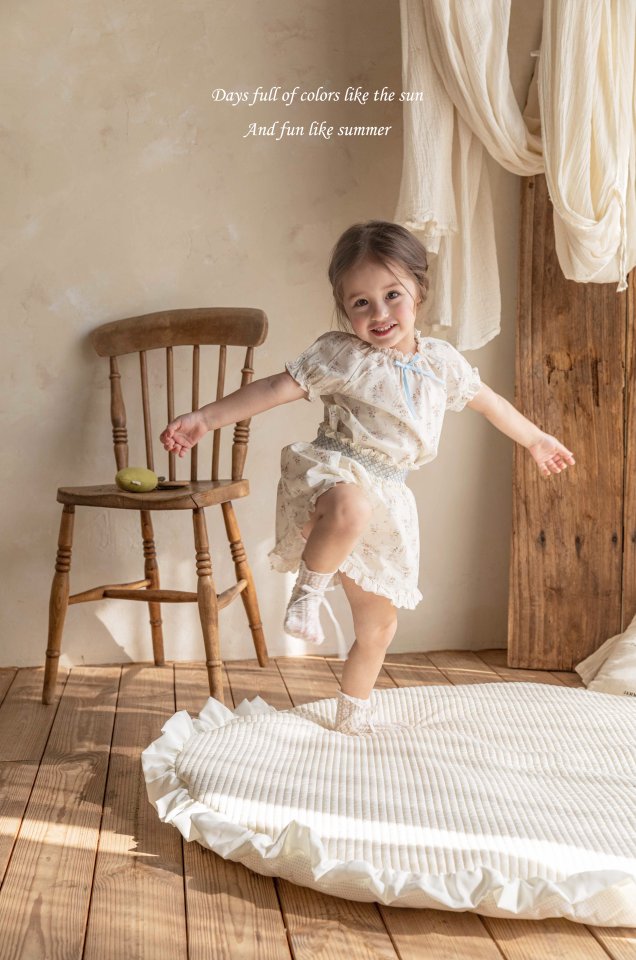 Mkids - Korean Baby Fashion - #babyoutfit - Nicole Blouse (Cream)