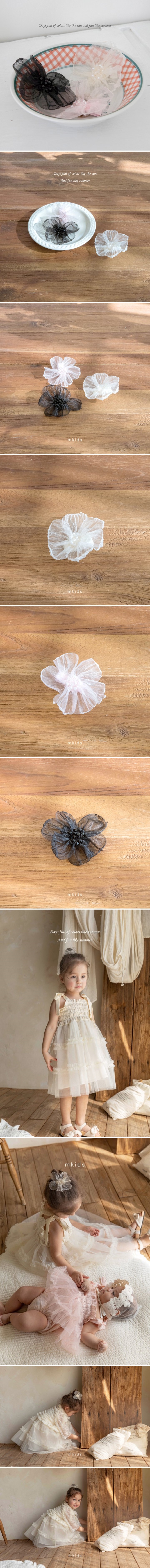 Mkids - Korean Baby Fashion - #babyoutfit - Flory Lace Pin