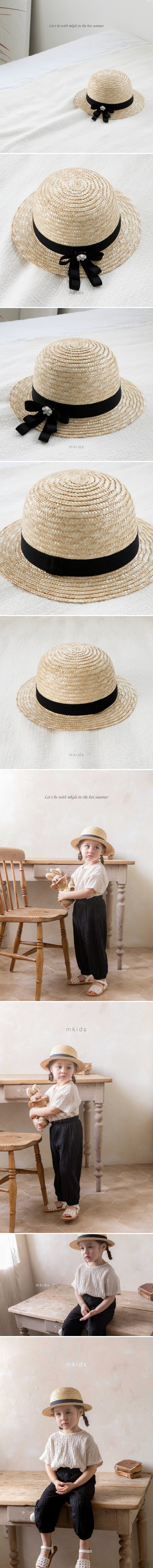 Mkids - Korean Baby Fashion - #babyoutfit - Modern Straw Hat