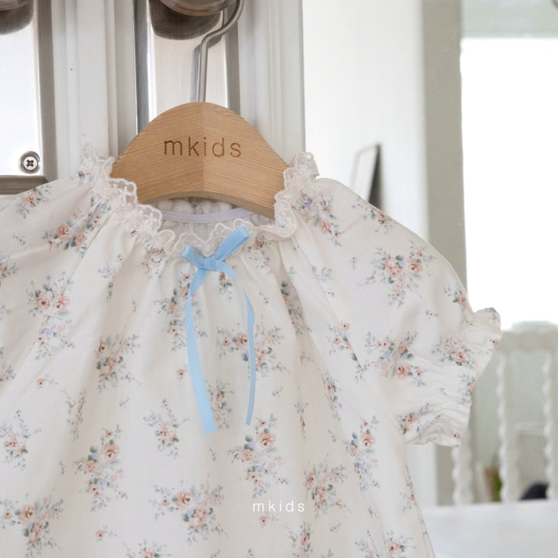 Mkids - Korean Baby Fashion - #babywear - Nicole Blouse (Flower) - 11