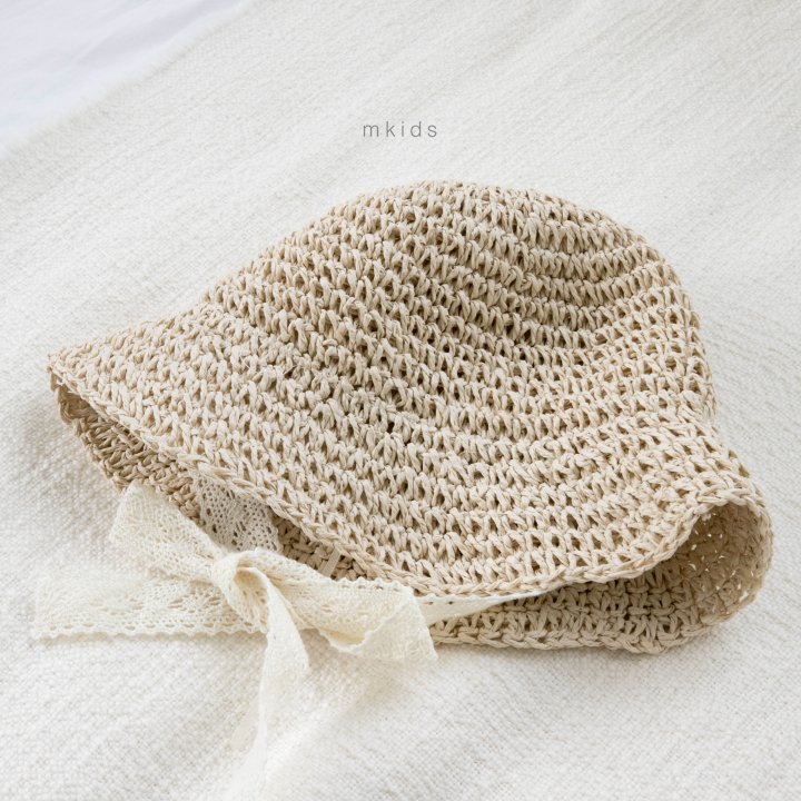 Mkids - Korean Baby Fashion - #babyoutfit - Lily Straw Hat - 4