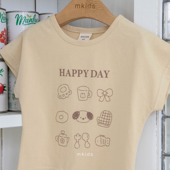 Mkids - Korean Baby Fashion - #onlinebabyboutique - Happy Day Tee - 10