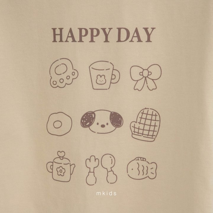 Mkids - Korean Baby Fashion - #onlinebabyshop - Happy Day Tee - 11