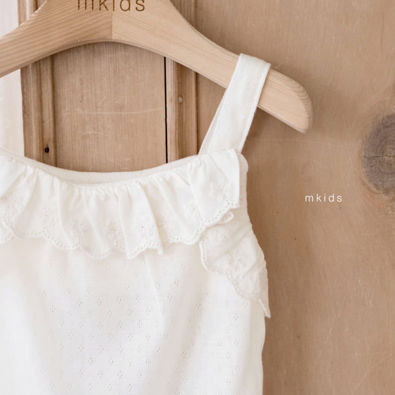 Mkids - Korean Baby Fashion - #onlinebabyshop - Sha Lace Sleeveless - 11
