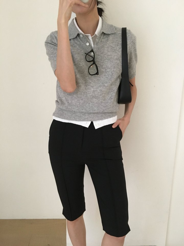 Moani - Korean Women Fashion - #momslook - Slim Pintuck Shorts - 6
