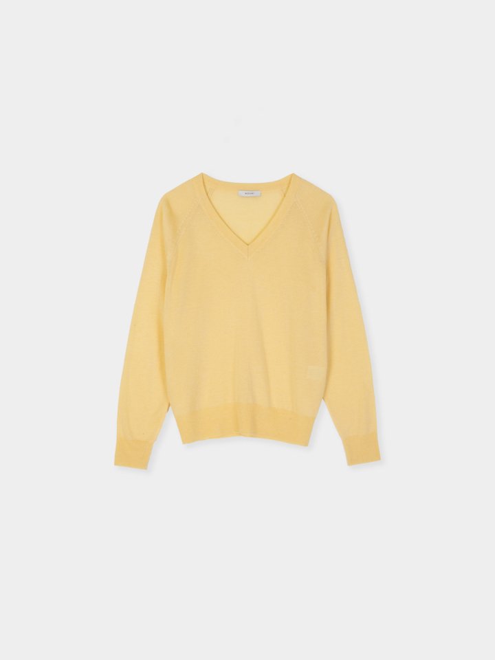 Moani - Korean Women Fashion - #momslook - Summer Silk Wool V Neck Knit - 12