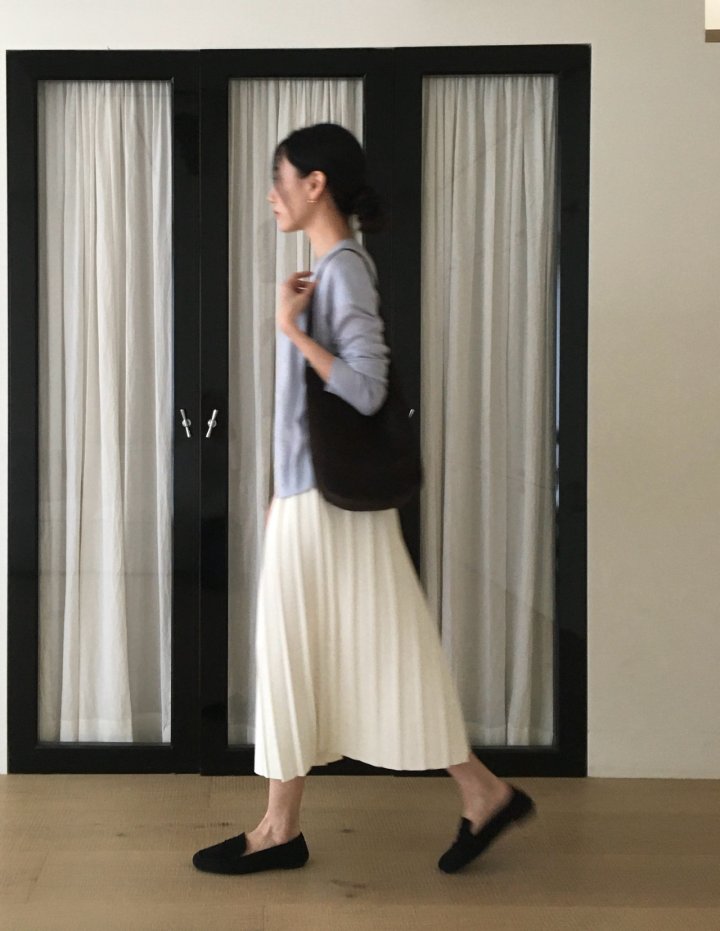Moani - Korean Women Fashion - #momslook - Pleats Banded Knit Skirt - 8