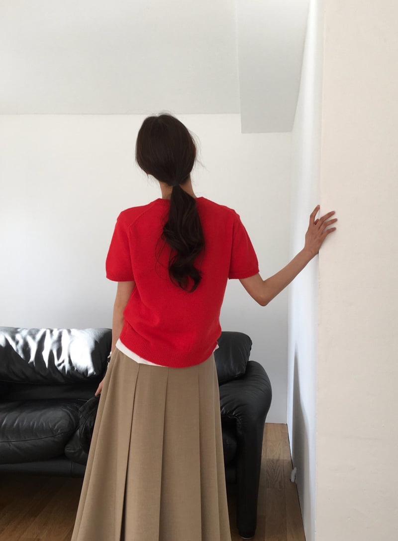 Moani - Korean Women Fashion - #restrostyle - Button Cotton Cardigan - 10