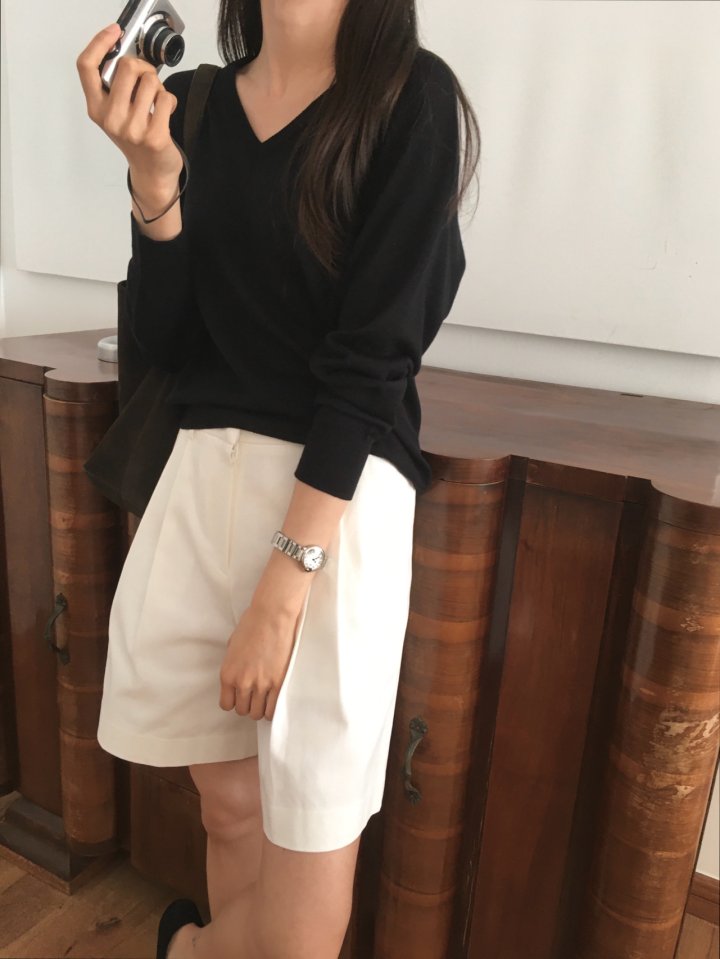 Moani - Korean Women Fashion - #shopsmall - Summer Silk Wool V Neck Knit - 3
