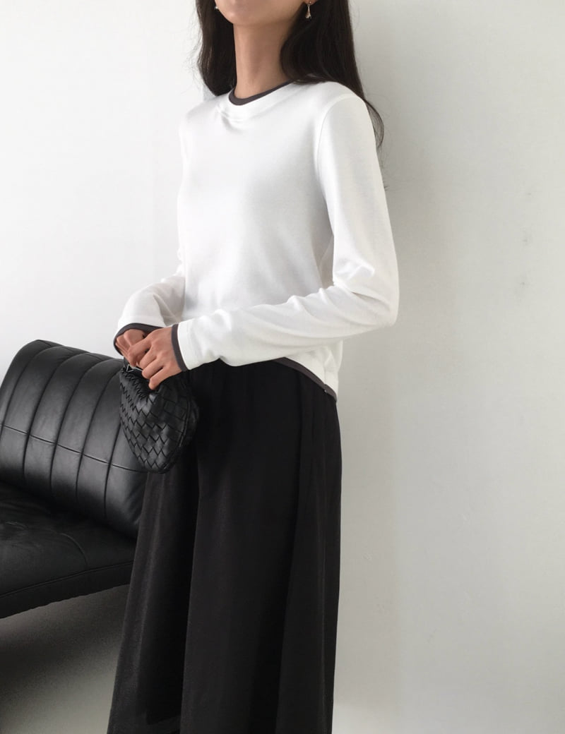 Moani - Korean Women Fashion - #thatsdarling - Double Layered Long Sleeve Top - 12