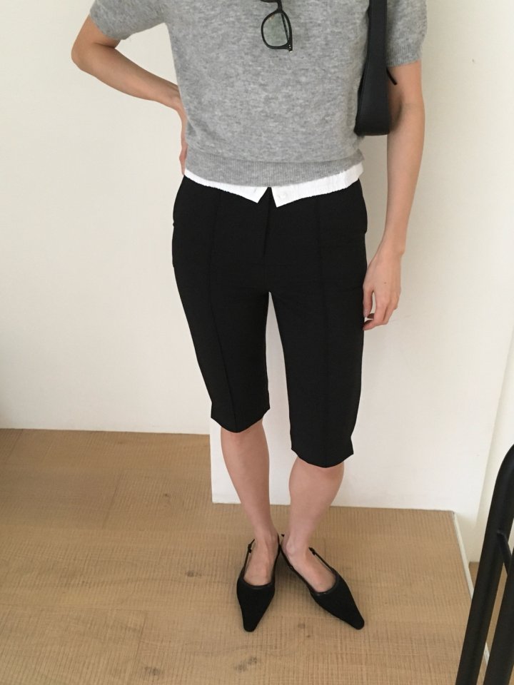 Moani - Korean Women Fashion - #womensfashion - Slim Pintuck Shorts