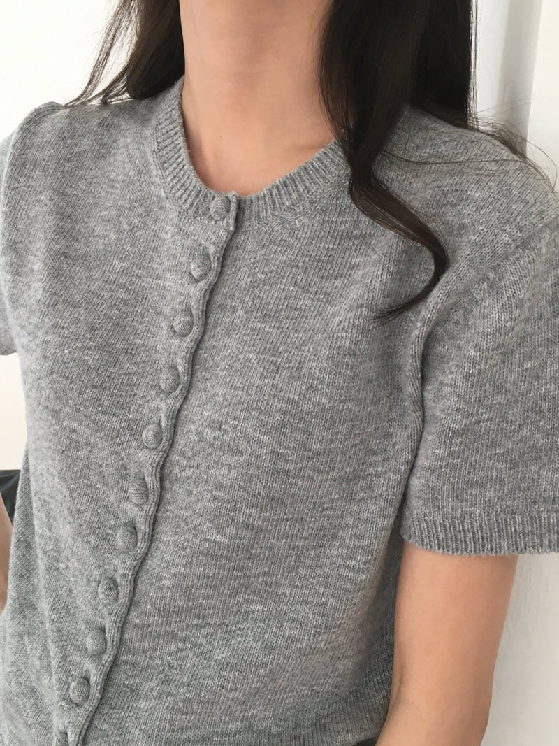 Moani - Korean Women Fashion - #womensfashion - Button Cotton Cardigan - 2