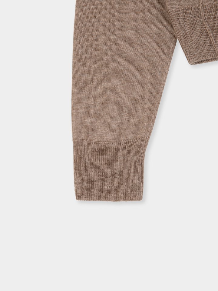 Moani - Korean Women Fashion - #womensfashion - Silk Wool Stitch O Neck Cardigan - 9