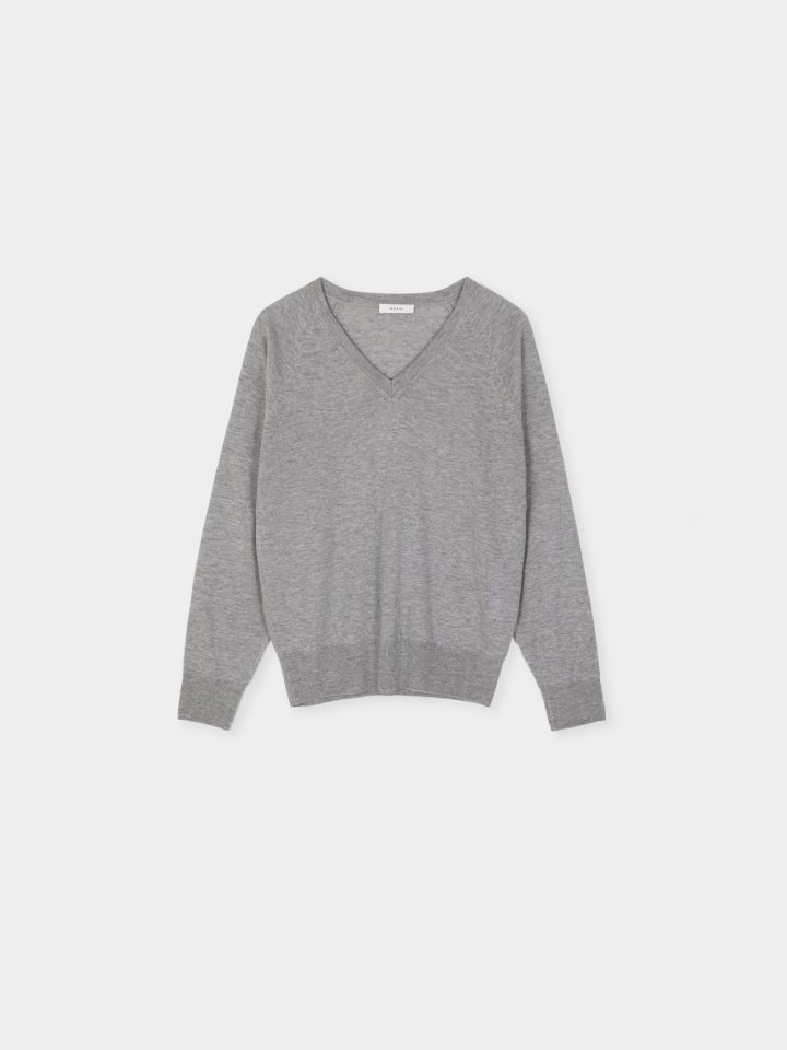 Moani - Korean Women Fashion - #womensfashion - Summer Silk Wool V Neck Knit - 11