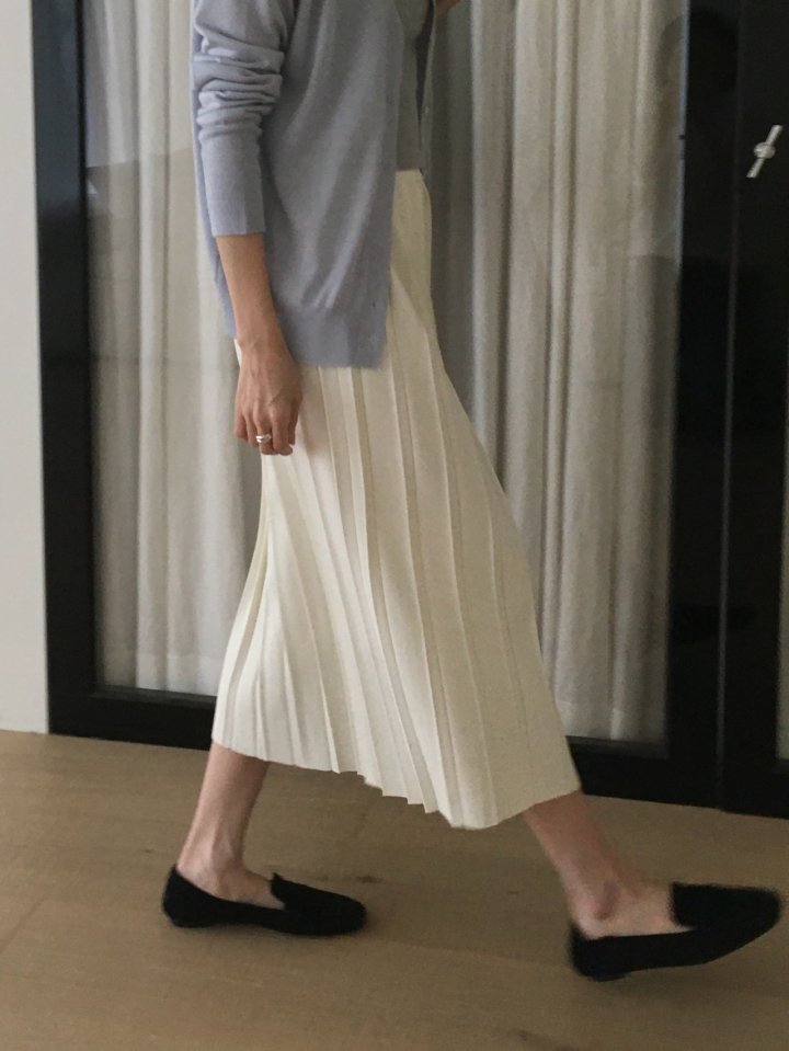 Moani - Korean Women Fashion - #womensfashion - Pleats Banded Knit Skirt - 9