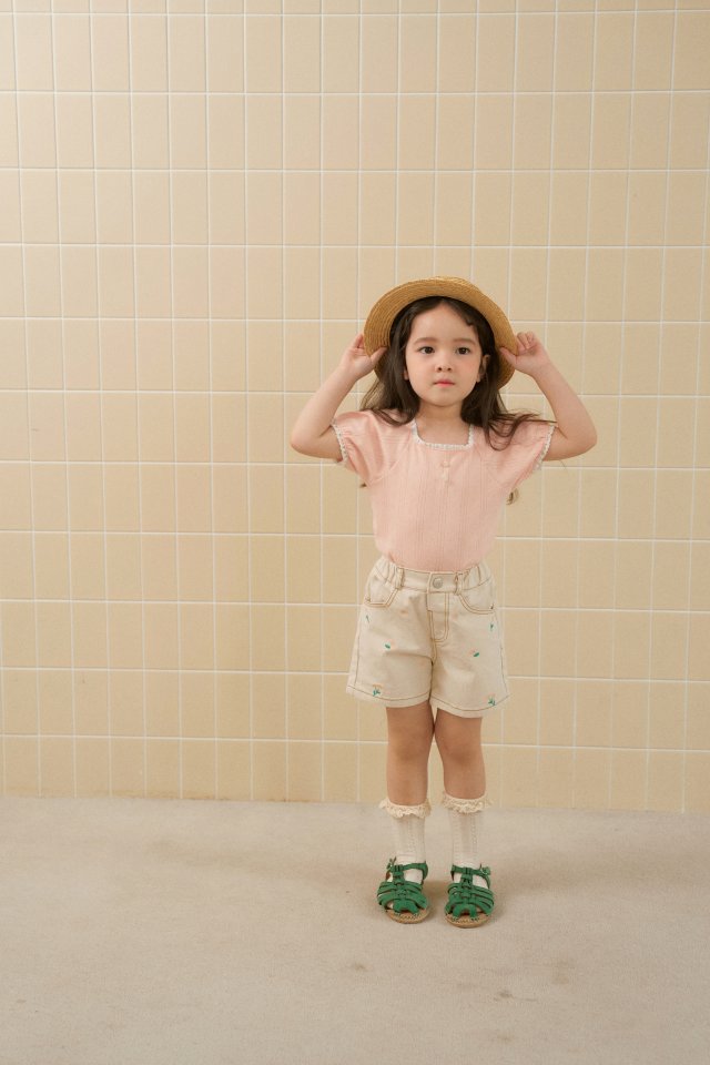 Momo Ann - Korean Children Fashion - #childofig - Daisy Shorts - 9