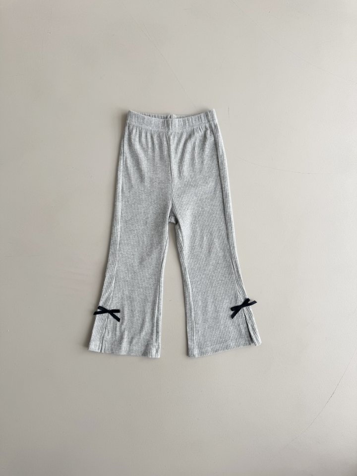 Momo Ann - Korean Children Fashion - #childofig - Slit Bootcut Pants - 12