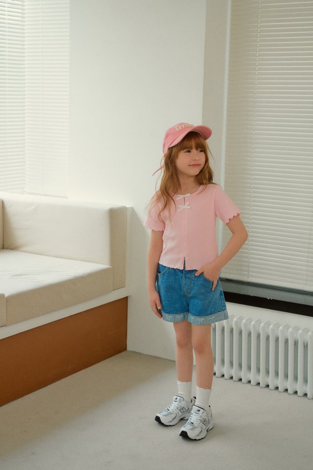 Momo Ann - Korean Children Fashion - #childofig - Bob Rib Tee - 4
