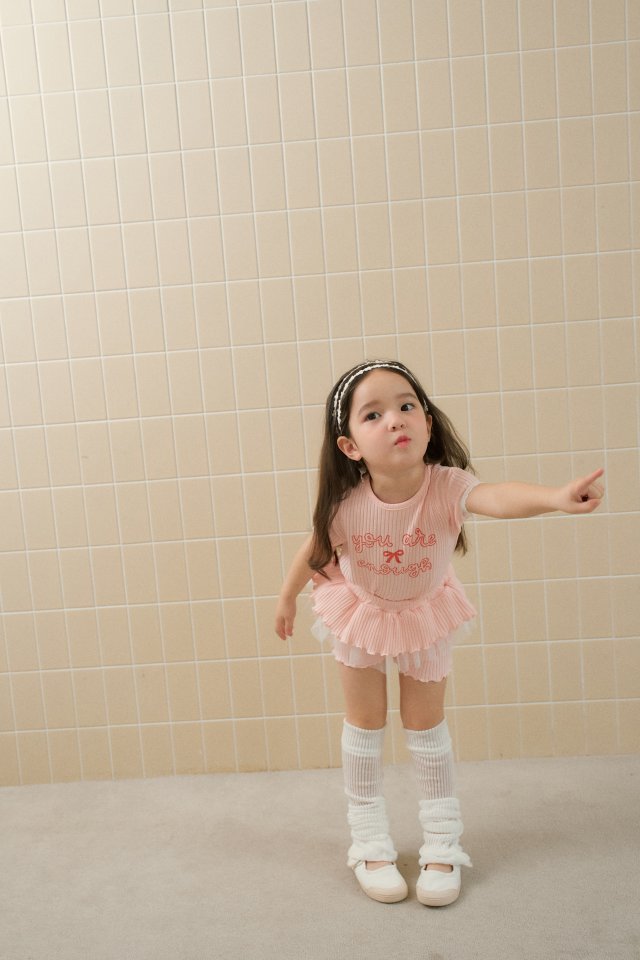 Momo Ann - Korean Children Fashion - #designkidswear - Rib Top Bottom Set - 9