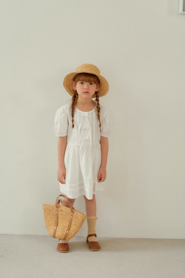 Momo Ann - Korean Children Fashion - #childrensboutique - Milk One-piece - 4