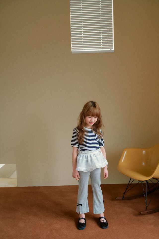 Momo Ann - Korean Children Fashion - #fashionkids - Slit Bootcut Pants - 4