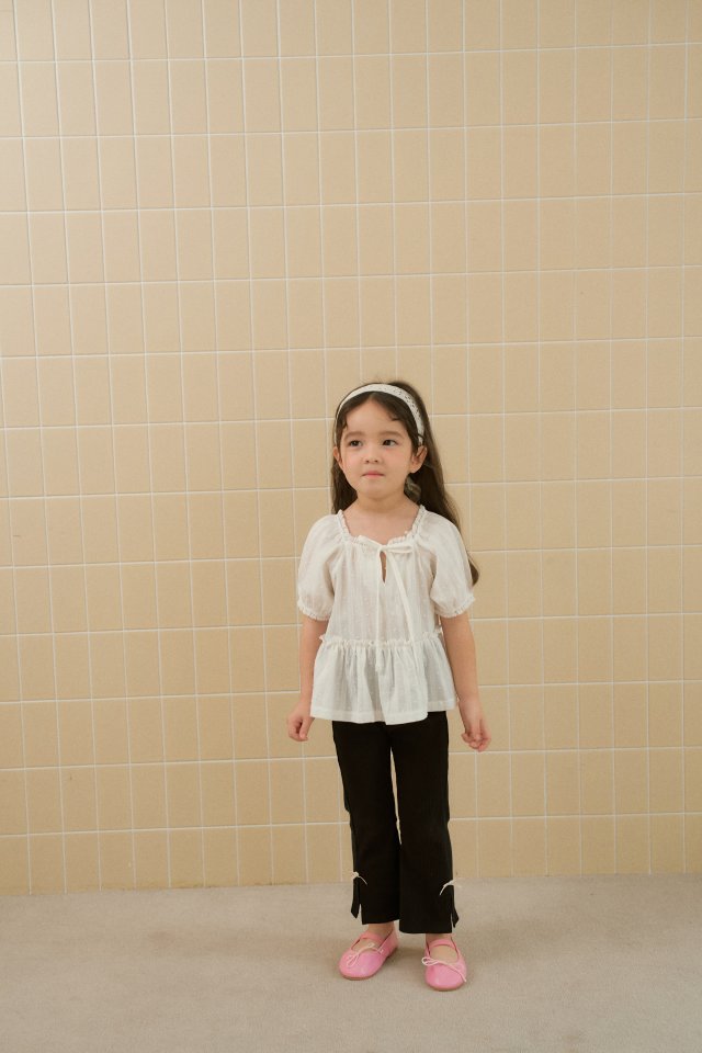 Momo Ann - Korean Children Fashion - #kidzfashiontrend - Slit Bootcut Pants - 6