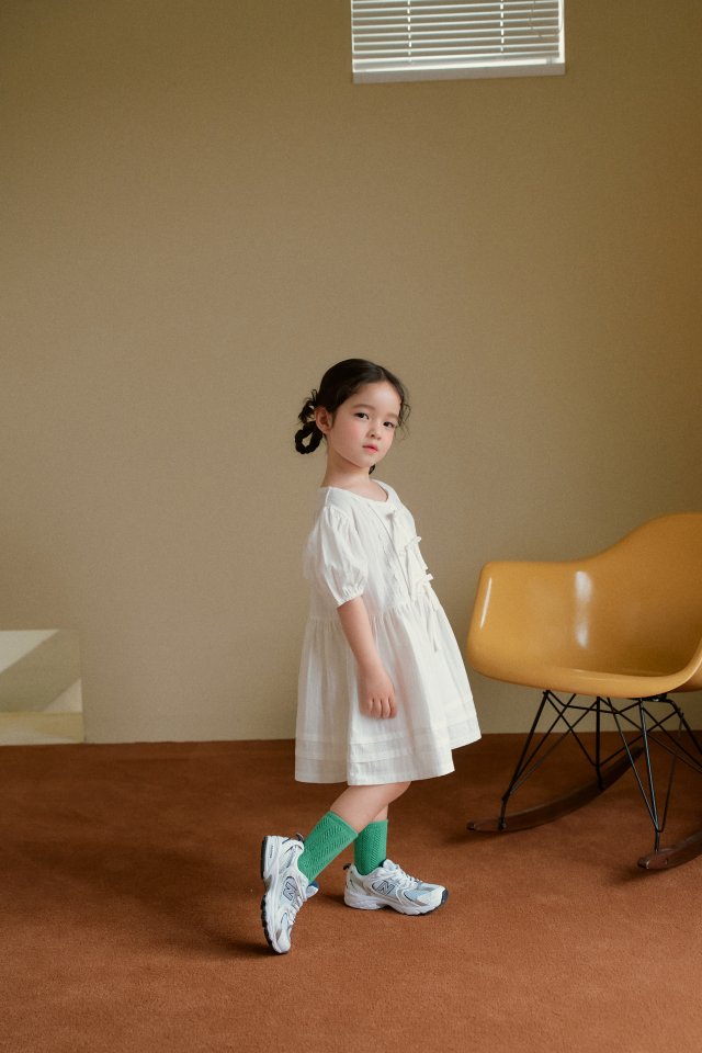 Momo Ann - Korean Children Fashion - #magicofchildhood - Milk One-piece - 12